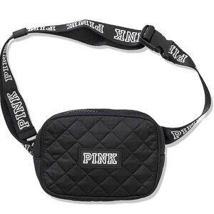 NEW VS PINK quilted fanny pack adjustable belt waist bag